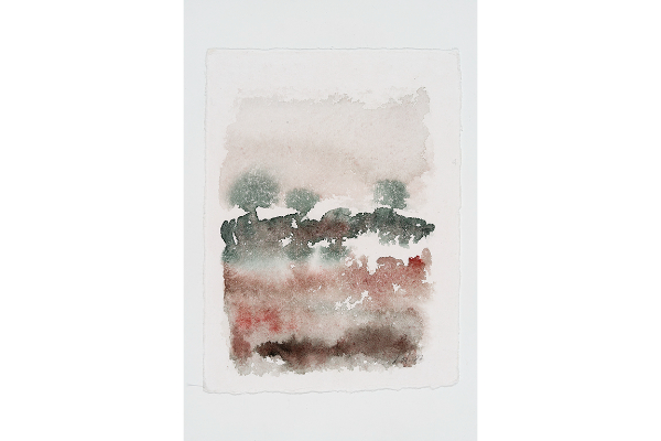Transported VIII, Watercolour on Nujabi, 9x11 in.